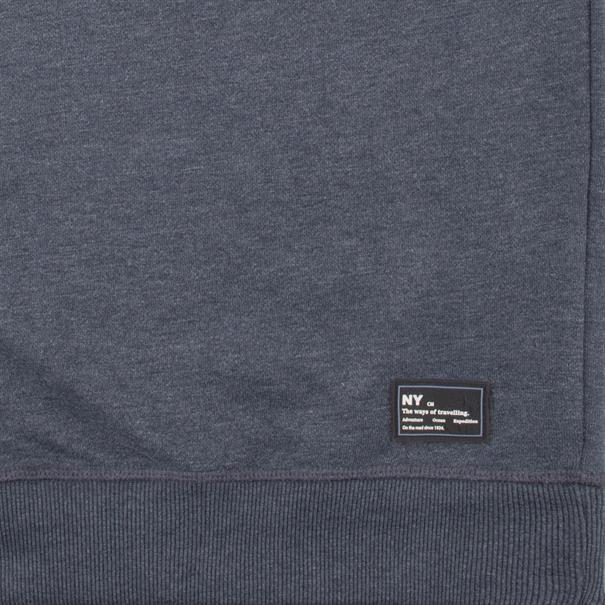 CASAMODA Kapuzen-Sweatshirt blau-meliert