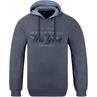 CASAMODA Kapuzen-Sweatshirt blau-meliert