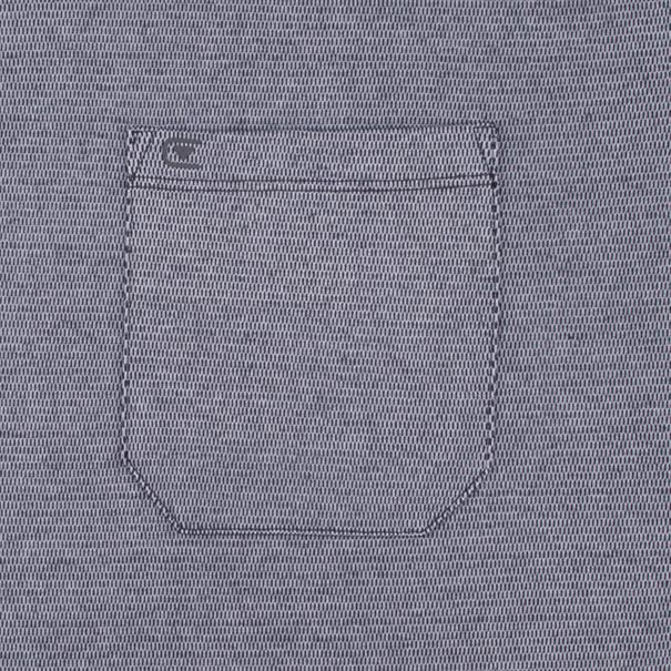 CASAMODA langarm Poloshirt grau-meliert