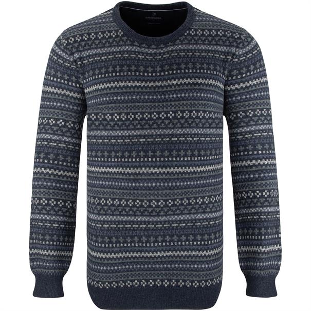 CASAMODA Norweger Pullover blau