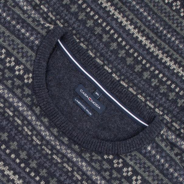 CASAMODA Norweger Pullover blau