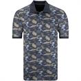 CASAMODA Poloshirt All-Over-Print blau