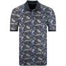 CASAMODA Poloshirt All-Over-Print blau