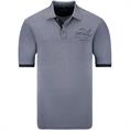 CASAMODA Poloshirt grau-meliert