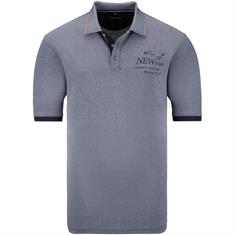 CASAMODA Poloshirt grau-meliert