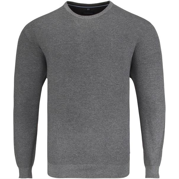 CASAMODA Pullover grau-meliert