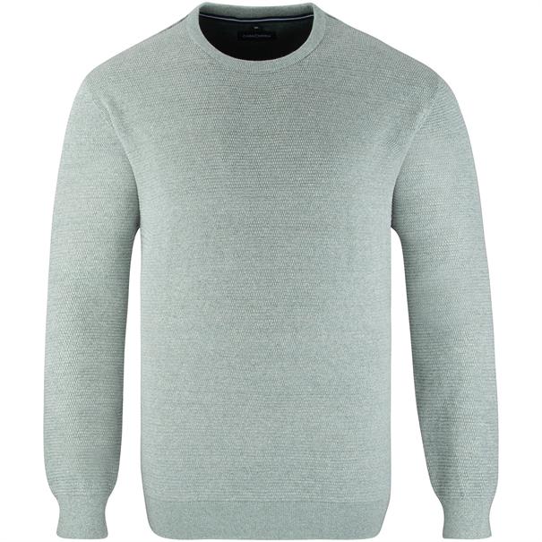 CASAMODA Pullover grün-meliert