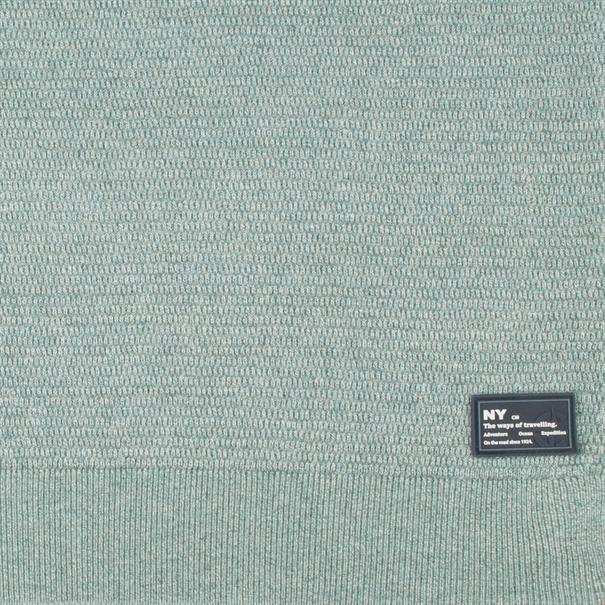 CASAMODA Pullover grün-meliert