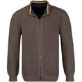 CASAMODA Strickjacke braun-meliert