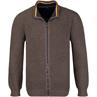 CASAMODA Strickjacke braun-meliert
