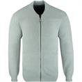 CASAMODA Strickjacke grün-meliert