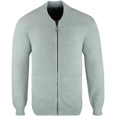 CASAMODA Strickjacke grün-meliert