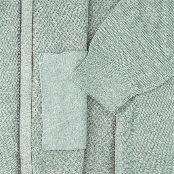 CASAMODA Strickjacke grün-meliert