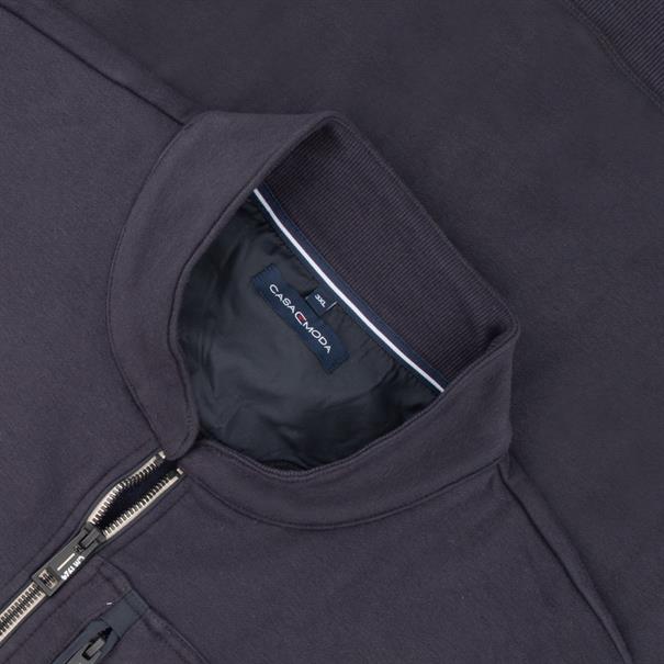 CASAMODA Sweatjacke dunkelblau