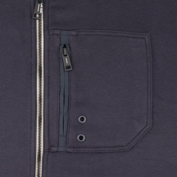 CASAMODA Sweatjacke dunkelblau