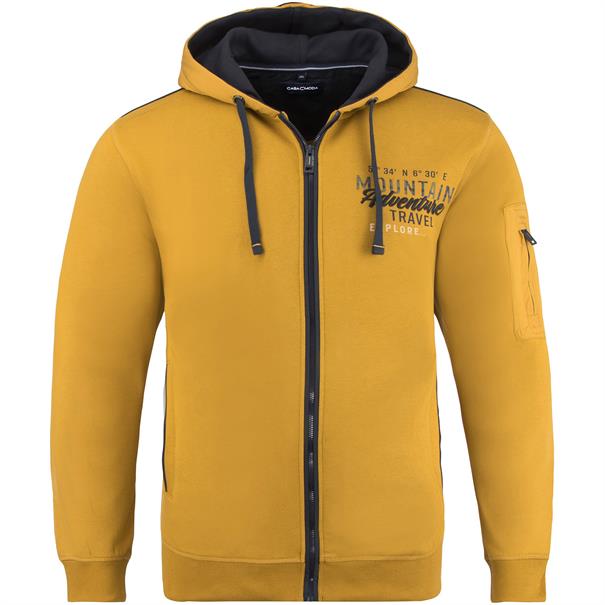 CASAMODA Sweatjacke gelb