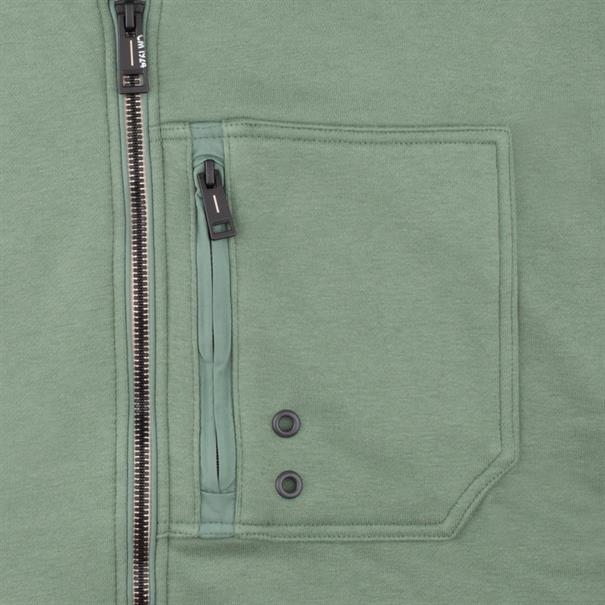 CASAMODA Sweatjacke grün
