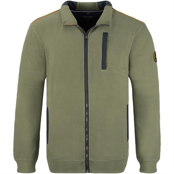 CASAMODA Sweatjacke oliv