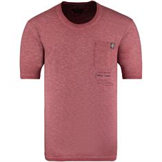 CASAMODA T-Shirt bordeaux-meliert