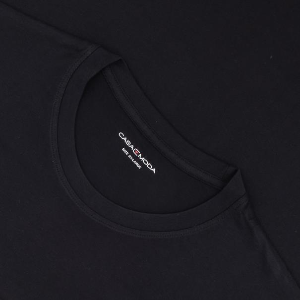 CASAMODA T-Shirt, Doppelpack schwarz