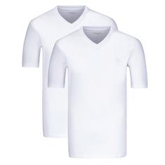 CASAMODA T-Shirt, Doppelpack weiß