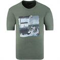 CASAMODA T-Shirt grün-meliert