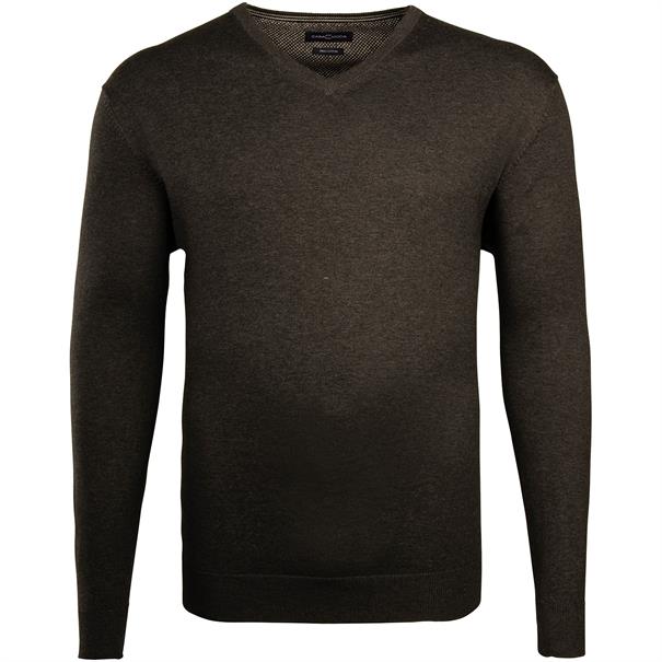 CASAMODA V-Pullover anthrazit