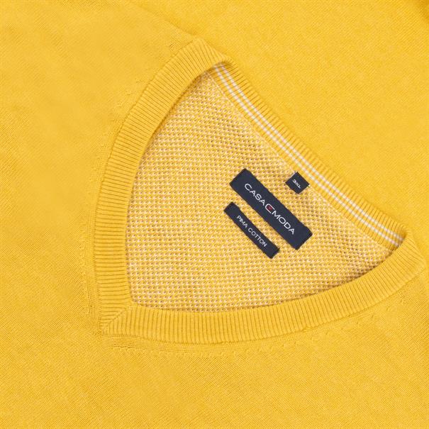 CASAMODA V-Pullover gelb