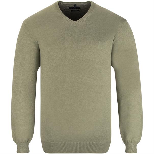 CASAMODA V-Pullover hellgrün