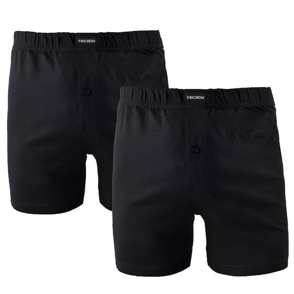 CECEBA Doppelpack-Shorts schwarz