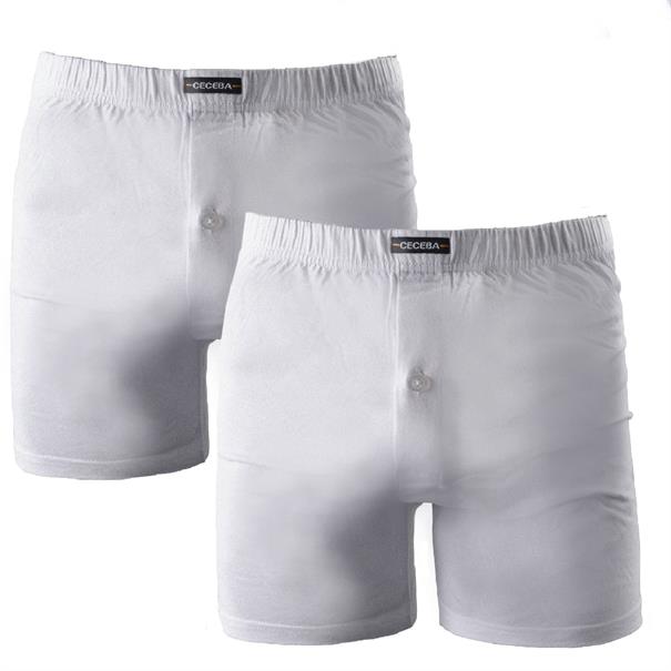 CECEBA Doppelpack-Shorts weiß