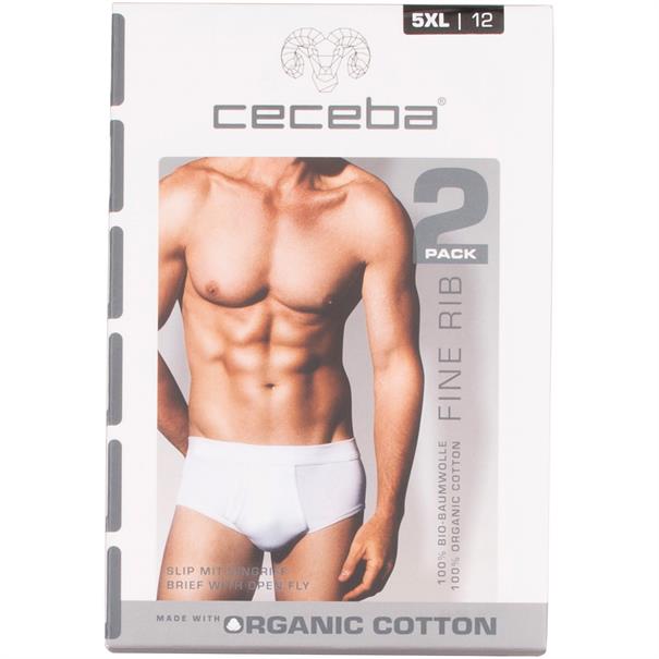 CECEBA Doppelpack-Slip weiß