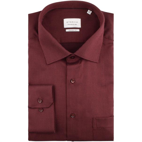 ETERNA Cityhemd bordeaux
