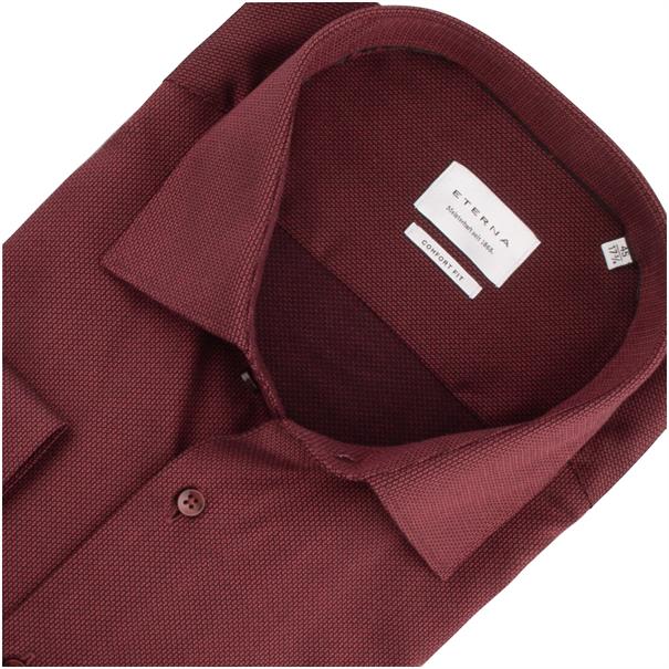 ETERNA Cityhemd bordeaux