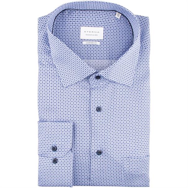 ETERNA Cityhemd - EXTRA lang blau