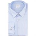 ETERNA gestreiftes Cityhemd- EXTRA lang hellblau