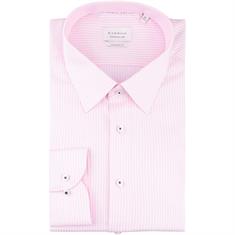 ETERNA gestreiftes Cityhemd rose