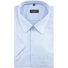ETERNA halbarm Cityhemd blau