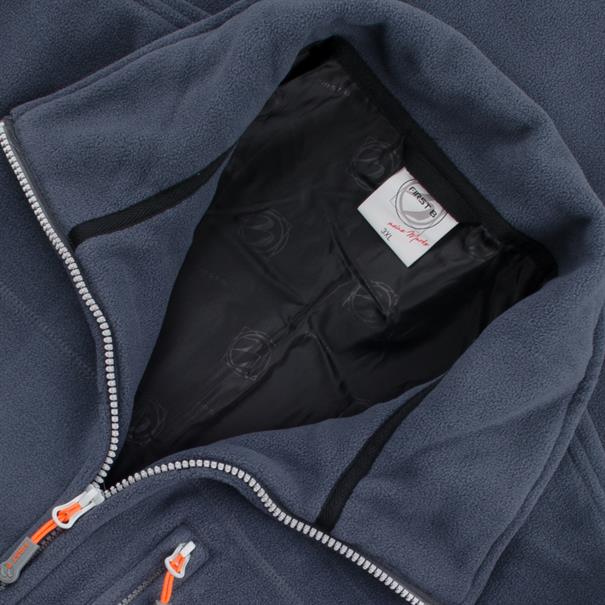 FIRST B Fleecejacke grau