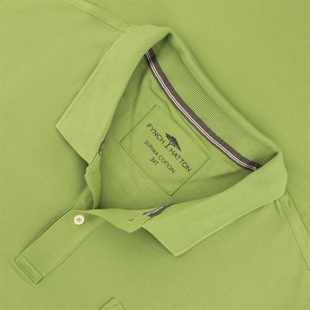 FYNCH HATTON Poloshirt - EXTRA lang grün