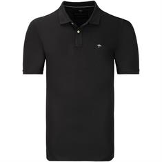 FYNCH HATTON Poloshirt - EXTRA lang schwarz
