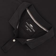 FYNCH HATTON Poloshirt - EXTRA lang schwarz
