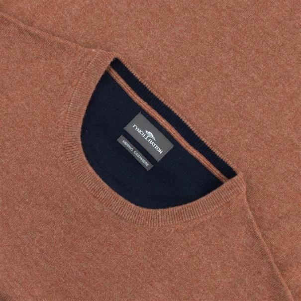 FYNCH HATTON Pullover hellbraun