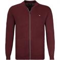 FYNCH HATTON Strickjacke 3+4 XL bordeaux