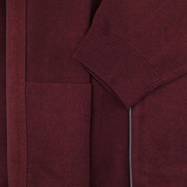 FYNCH HATTON Strickjacke 5+6 XL bordeaux