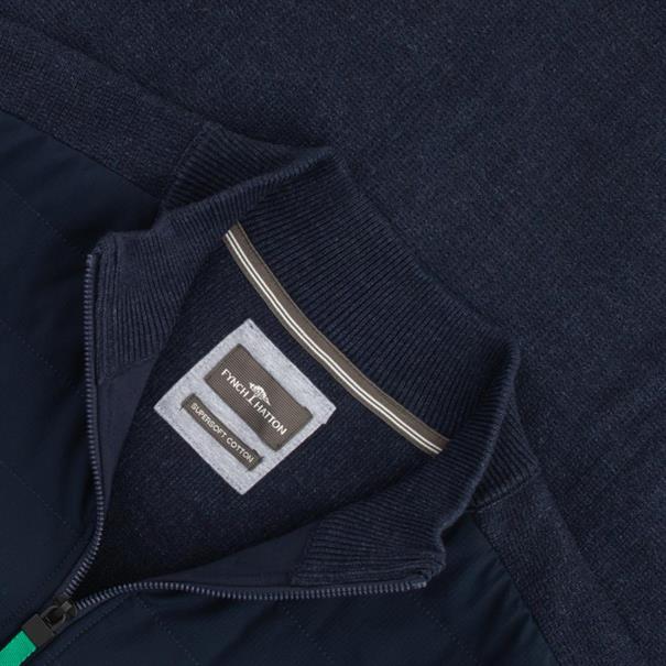 FYNCH HATTON Strickjacke blau