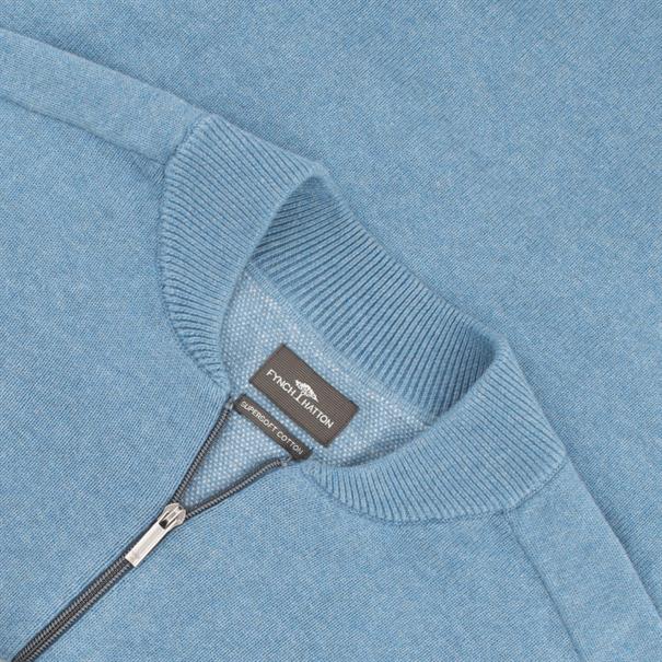 FYNCH HATTON Strickjacke hellblau
