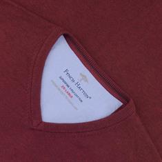 FYNCH HATTON V-Pullover bordeaux