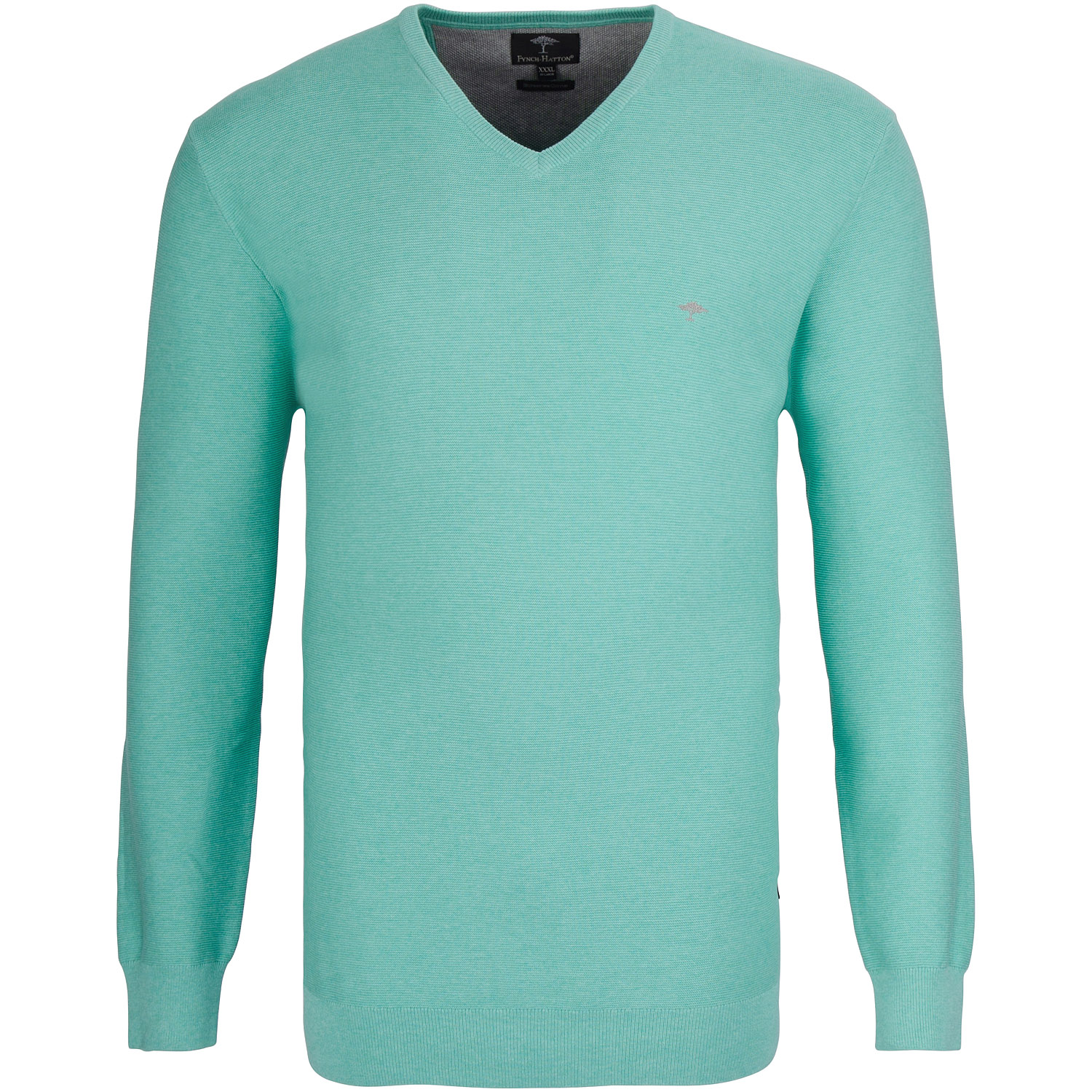 Fynch Hatton V Pullover Grun Herrenmode In Ubergrossen Kaufen