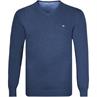 FYNCH HATTON V-Pullover Gr. 3XL + 4XL blau